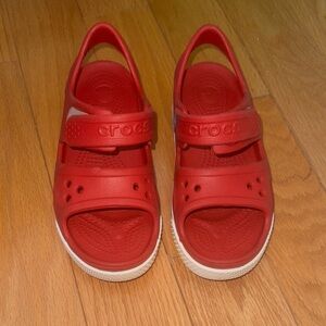 CROCS Kids Bright Red Sandals